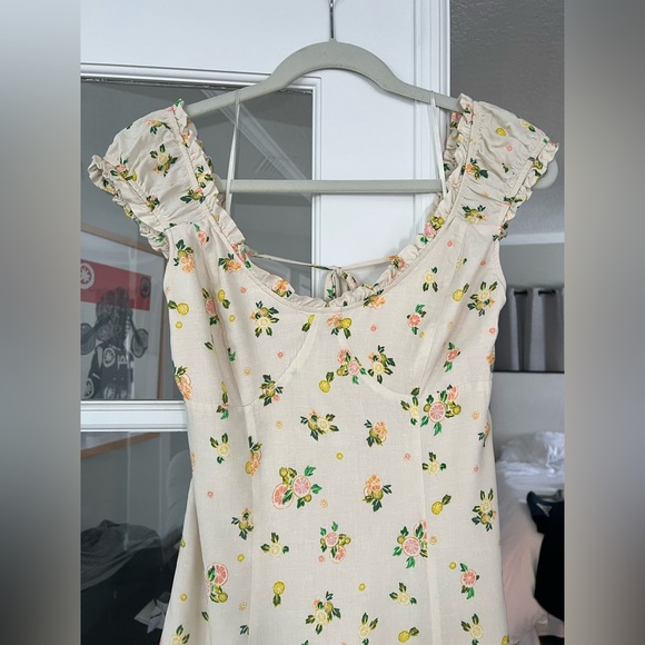 Free People Mini Cotton Floral Dress - Picture 4 of 5